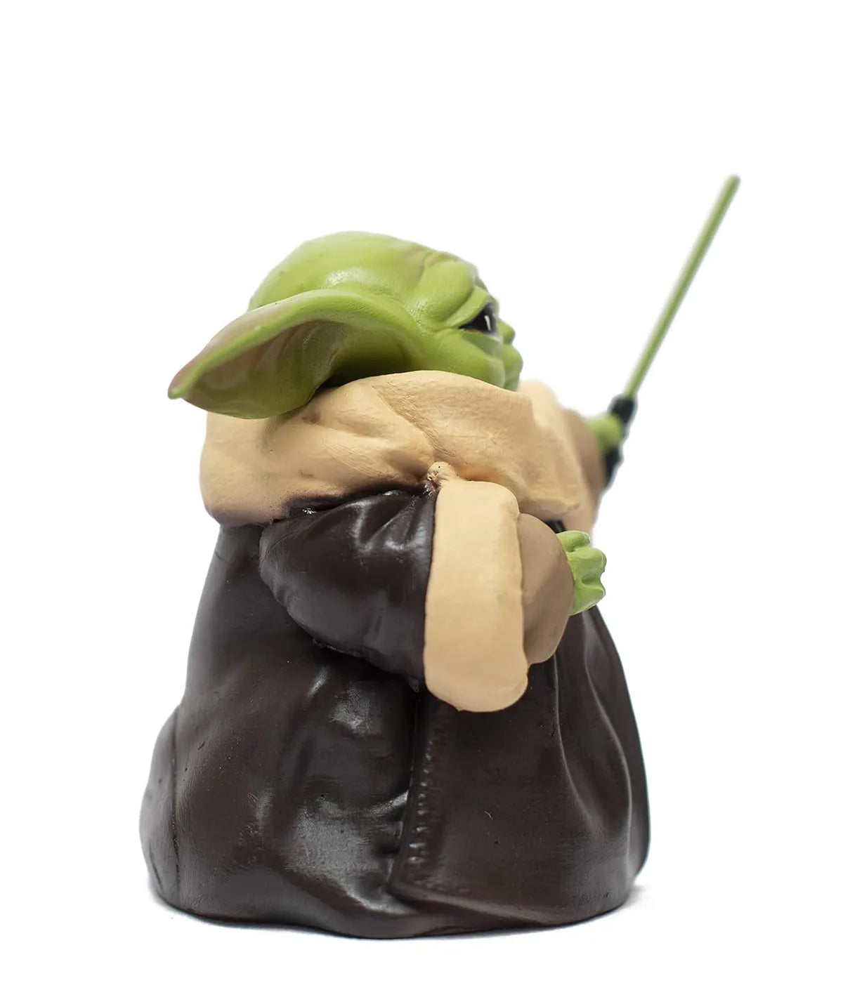 Baby Yoda with Lightsaber Action Figure (Grogu)- 8 cm